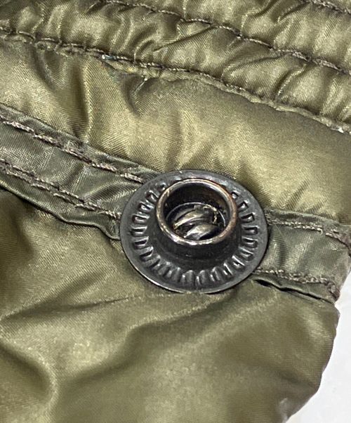 MONCLER（モンクレール）MONCLER (モンクレール) フーデッドダウンジャケット オリーブ サイズ:2の古着・服飾アイテム