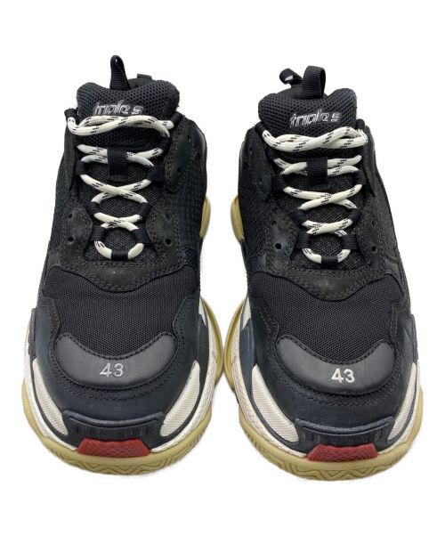 BALENCIAGA（バレンシアガ）BALENCIAGA (バレンシアガ) TRIPLE S Trainers ブラック サイズ:28.5の古着・服飾アイテム
