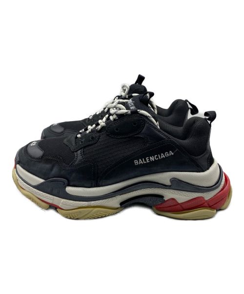 BALENCIAGA（バレンシアガ）BALENCIAGA (バレンシアガ) TRIPLE S Trainers ブラック サイズ:28.5の古着・服飾アイテム