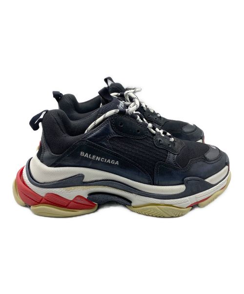 BALENCIAGA（バレンシアガ）BALENCIAGA (バレンシアガ) TRIPLE S Trainers ブラック サイズ:28.5の古着・服飾アイテム