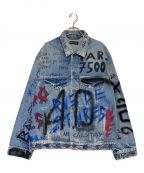 BALENCIAGAバレンシアガ）の古着「Graphic Denim Jacket」