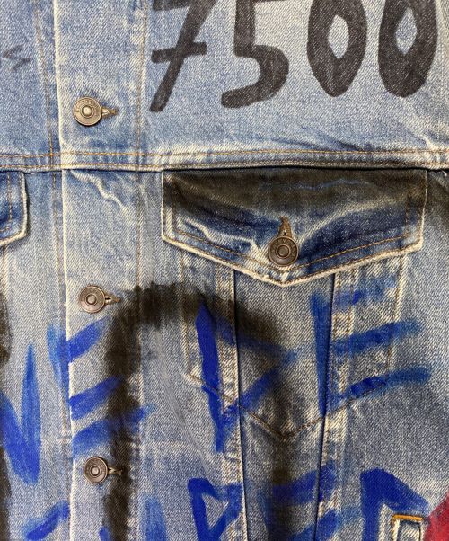 BALENCIAGA（バレンシアガ）BALENCIAGA (バレンシアガ) Graphic Denim Jacket サイズ:44の古着・服飾アイテム