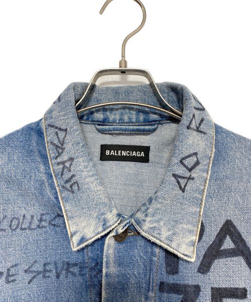 BALENCIAGA（バレンシアガ）BALENCIAGA (バレンシアガ) Graphic Denim Jacket サイズ:44の古着・服飾アイテム