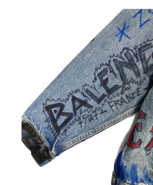 BALENCIAGA（バレンシアガ）BALENCIAGA (バレンシアガ) Graphic Denim Jacket サイズ:44の古着・服飾アイテム