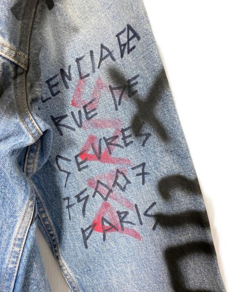 BALENCIAGA（バレンシアガ）BALENCIAGA (バレンシアガ) Graphic Denim Jacket サイズ:44の古着・服飾アイテム