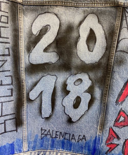 BALENCIAGA（バレンシアガ）BALENCIAGA (バレンシアガ) Graphic Denim Jacket サイズ:44の古着・服飾アイテム