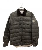MONCLERモンクレール）の古着「ダウンシャツジャケット」｜ブラック
