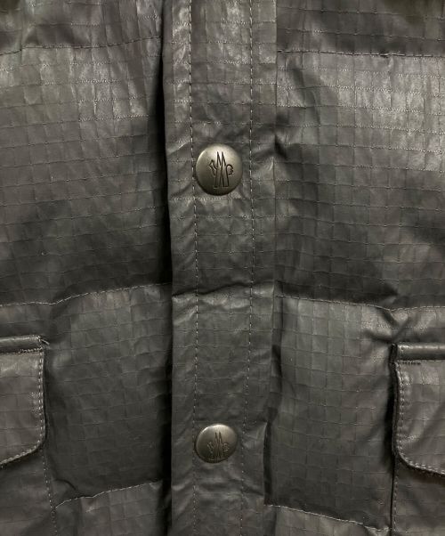 MONCLER（モンクレール）MONCLER (モンクレール) ダウンシャツジャケット ブラック サイズ:3の古着・服飾アイテム