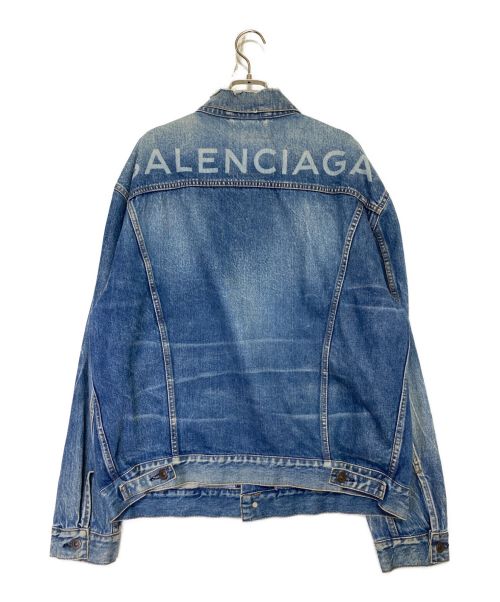 BALENCIAGA（バレンシアガ）BALENCIAGA (バレンシアガ) バックロゴオーバーサイズジャケット サイズ:38の古着・服飾アイテム
