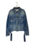 BALENCIAGA（バレンシアガ）の古着「LOGO COLLAR DENIM TRACKER JACKET」
