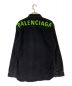 BALENCIAGA（バレンシアガ）の古着「Rear Printed Denim Shirt」｜ブラック