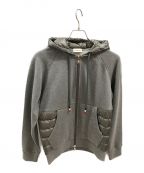 MONCLERモンクレール）の古着「ダウンカーディガン」｜グレー