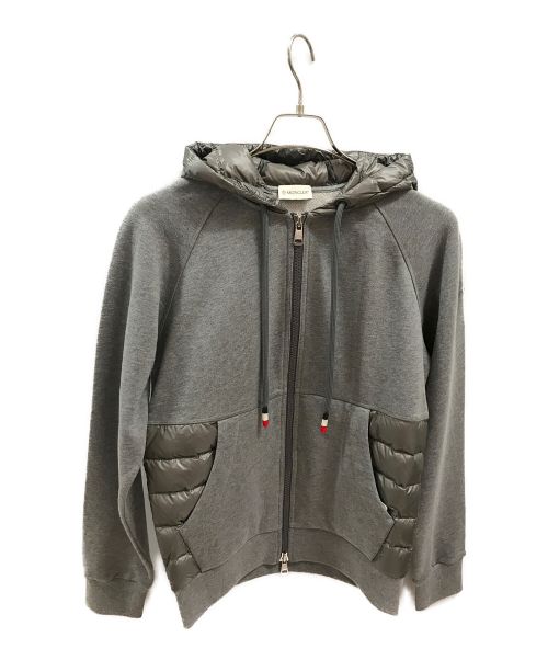 MONCLER（モンクレール）MONCLER (モンクレール) ダウンカーディガン グレー サイズ:Sの古着・服飾アイテム