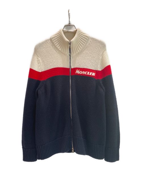 MONCLER（モンクレール）MONCLER (モンクレール) ジップカーディガン サイズ:Lの古着・服飾アイテム