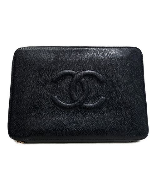 CHANEL（シャネル）CHANEL (シャネル) クラッチバッグ ブラック サイズ:ｰの古着・服飾アイテム