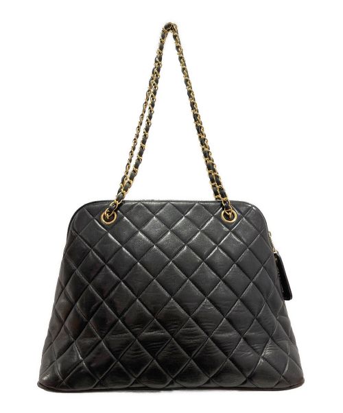 CHANEL（シャネル）CHANEL (シャネル) マトラッセチェーンショルダーバッグ ブラック サイズ:-の古着・服飾アイテム