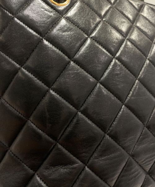 CHANEL（シャネル）CHANEL (シャネル) マトラッセチェーンショルダーバッグ ブラック サイズ:-の古着・服飾アイテム