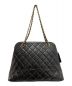 CHANEL（シャネル）の古着「マトラッセチェーンショルダーバッグ」｜ブラック