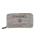 CHANELシャネル）の古着「ドーヴィルライン」｜ブラック×グレー