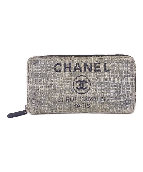 CHANEL（シャネル）CHANEL (シャネル) ドーヴィルライン ブラック×グレーの古着・服飾アイテム