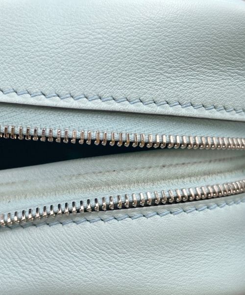 HERMES（エルメス）HERMES (エルメス) ミニプリュム20 スカイブルー サイズ:20の古着・服飾アイテム