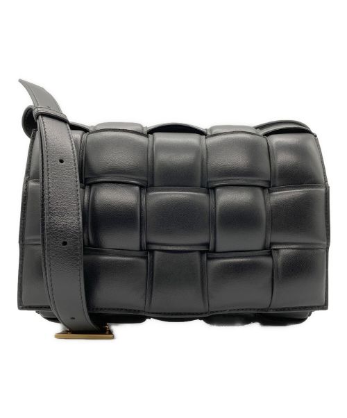 BOTTEGA VENETA（ボッテガベネタ）BOTTEGA VENETA (ボッテガベネタ) マキシイントレチャート パデットカセット ブラックの古着・服飾アイテム