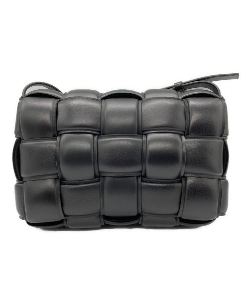 BOTTEGA VENETA（ボッテガベネタ）BOTTEGA VENETA (ボッテガベネタ) マキシイントレチャート パデットカセット ブラックの古着・服飾アイテム