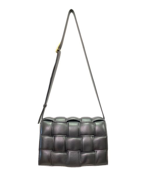 BOTTEGA VENETA（ボッテガベネタ）BOTTEGA VENETA (ボッテガベネタ) マキシイントレチャート パデットカセット ブラックの古着・服飾アイテム