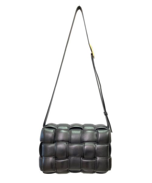 BOTTEGA VENETA（ボッテガベネタ）BOTTEGA VENETA (ボッテガベネタ) マキシイントレチャート パデットカセット ブラックの古着・服飾アイテム