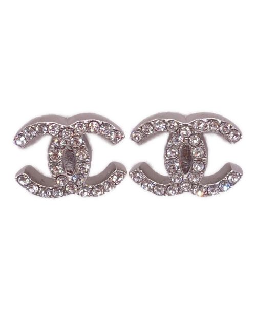 CHANEL（シャネル）CHANEL (シャネル) ココマークラインストーンピアス サイズ:-の古着・服飾アイテム