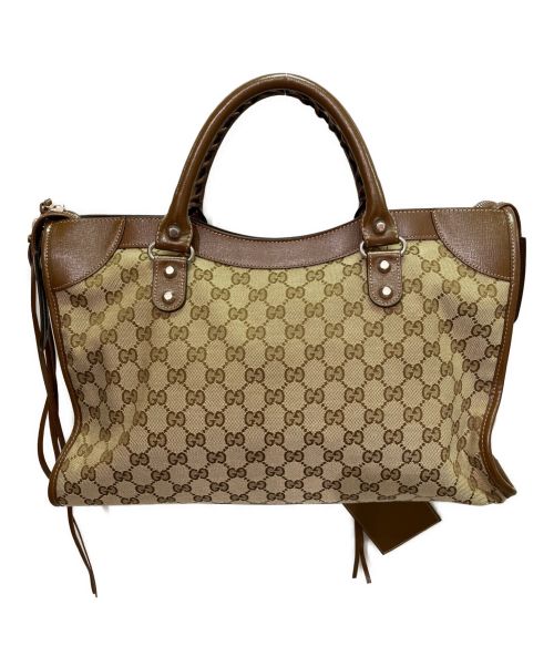 GUCCI（グッチ）GUCCI×BALENCIAGA (グッチ×バレンシアガ) Neo Classic The Hacker Project ベージュの古着・服飾アイテム