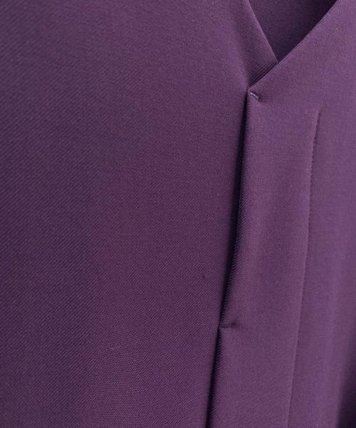 AULA AILA（アウラアイラ）AULA AILA (アウラアイラ) WAIST WRAP DRESS バイオレットの古着・服飾アイテム