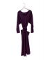 中古・古着 AULA AILA (アウラアイラ) WAIST WRAP DRESS バイオレット：6800円