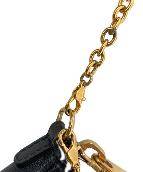 Christian Dior（クリスチャン ディオール）Christian Dior (クリスチャン ディオール) カナージュチェーンポシェット ブラック サイズ:-の古着・服飾アイテム