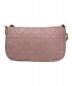 Christian Dior (クリスチャン ディオール) カナージュチェーンポシェット ライトピンク サイズ:-：32800円