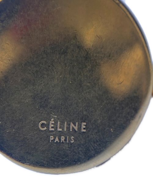 CELINE（セリーヌ）CELINE (セリーヌ) コインバングル ゴールド×ホワイト サイズ:Mの古着・服飾アイテム