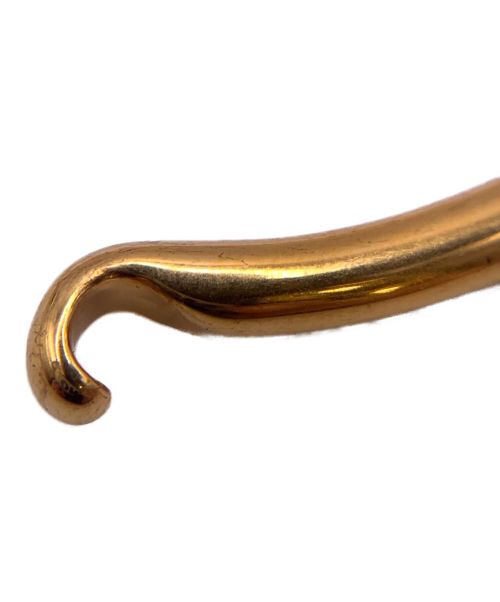 CELINE（セリーヌ）CELINE (セリーヌ) コインバングル ゴールド×ホワイト サイズ:Mの古着・服飾アイテム