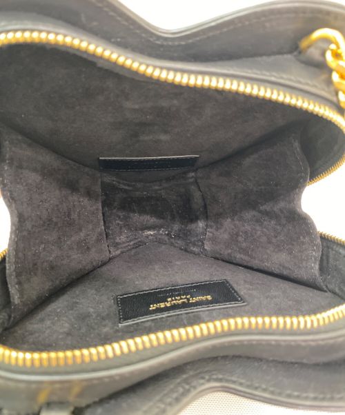 Saint Laurent Paris（サンローランパリ）Saint Laurent Paris (サンローランパリ) Vステッチラブハート ブラックの古着・服飾アイテム