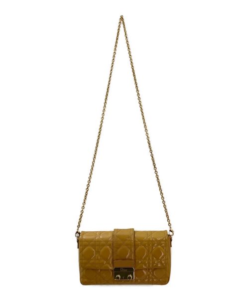 Christian Dior（クリスチャン ディオール）Christian Dior (クリスチャン ディオール) ニューロックカナージュショルダーバッグ ベージュの古着・服飾アイテム