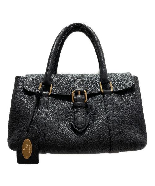 FENDI（フェンディ）FENDI (フェンディ) セレリアミニリンダバッグ ブラック サイズ:ミニの古着・服飾アイテム