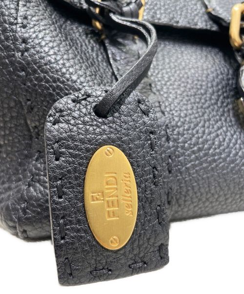 FENDI（フェンディ）FENDI (フェンディ) セレリアミニリンダバッグ ブラック サイズ:ミニの古着・服飾アイテム