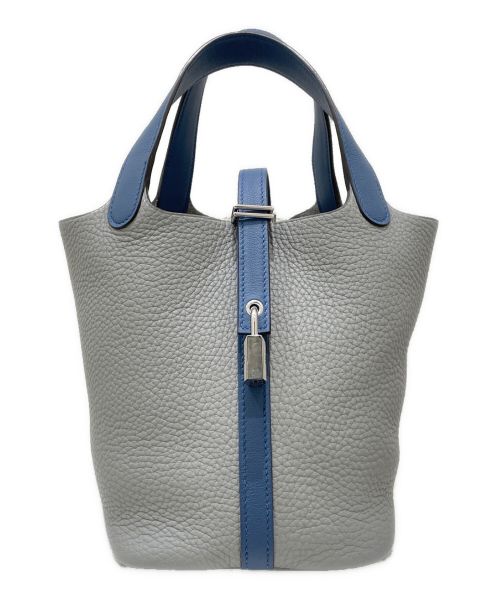 HERMES（エルメス）HERMES (エルメス) ピコタンロックPM グリムエット×ブルーアガット サイズ:PMの古着・服飾アイテム