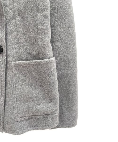 CELINE（セリーヌ）CELINE (セリーヌ) カシミヤショートコート グレー サイズ:34の古着・服飾アイテム