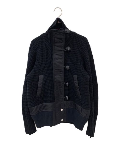 sacai（サカイ）sacai (サカイ) ジップアップ切替ハイネックジャケット ブラック サイズ:1の古着・服飾アイテム