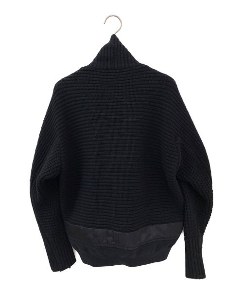 sacai（サカイ）sacai (サカイ) ジップアップ切替ハイネックジャケット ブラック サイズ:1の古着・服飾アイテム