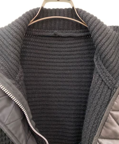 sacai（サカイ）sacai (サカイ) ジップアップ切替ハイネックジャケット ブラック サイズ:1の古着・服飾アイテム