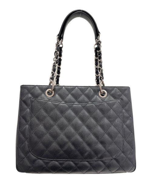 CHANEL（シャネル）CHANEL (シャネル) チェーントートバッグ ブラックの古着・服飾アイテム