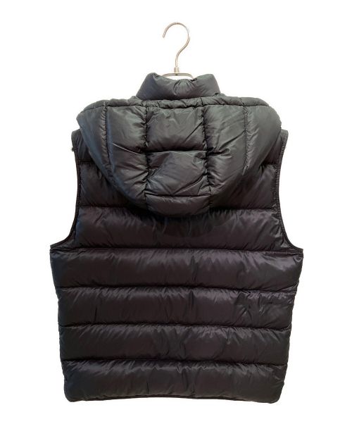 MONCLER（モンクレール）MONCLER (モンクレール) フーデットダウンベスト ブラック サイズ:3の古着・服飾アイテム