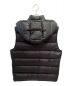MONCLER (モンクレール) フーデットダウンベスト ブラック サイズ:3：82800円