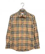 BURBERRYバーバリー）の古着「チェックシャツ」｜ベージュ